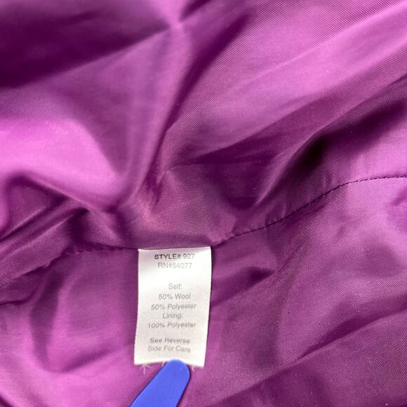 CABI #927 Plaid Wool Blend "Happy Blazer" Jacket Size 6 Cottagecore Boho - Picture 11 of 16